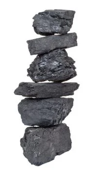 Pile of coal Stock Photos