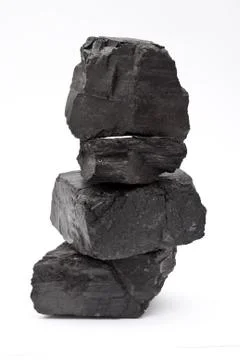 Pile of coal Stock Photos