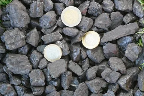 A pile of coal 写真素材