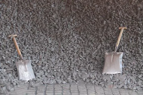 Pile of Coal. Foto stock