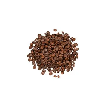 Pile Of Coffee Beans - 3D rendering Stock-Illustration