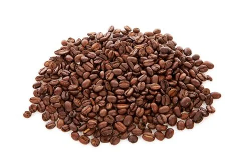 Pile of coffee beans Foto stock