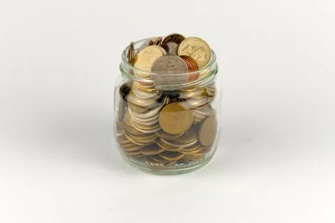 Pile of coins Stock Photos