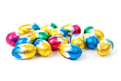 Pile of colorful easter eggs Stock-Fotos