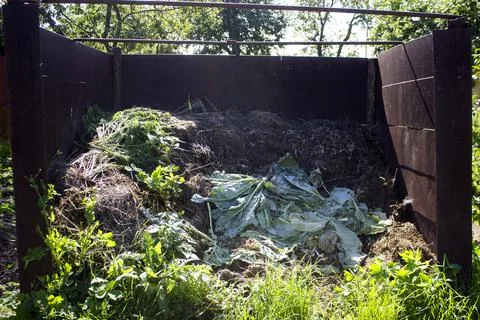 Pile of compost Foto stock