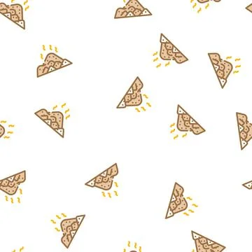 Pile compost vector seamless pattern Stock Illustration