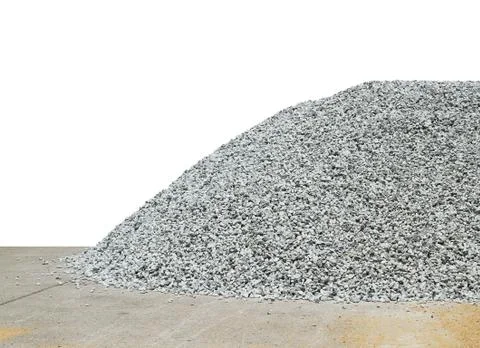Pile of construction stone Stock Photos
