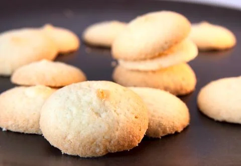 Pile of cookies Stock Photos