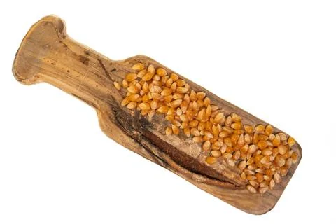 Pile of corn scattered Stock Photos