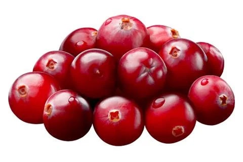 Pile of cranberries, paths Stock Photos