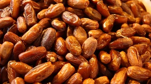 Pile of date palm fruit Stock Footage 97629769