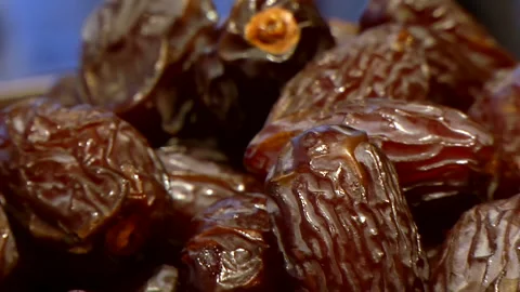 A Pile Of Dates Stock Footage 136395112