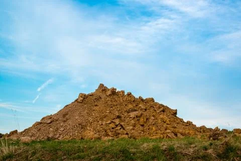 A pile of dirt Stock Photos
