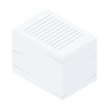 Pile of documents Stock Illustration