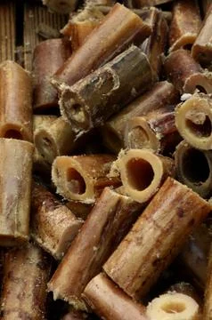 A pile of dog bones Stock Photos
