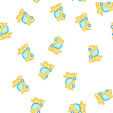 Pile driver color icon vector isolated illustration Illustrazione stock