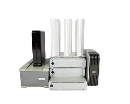 Pile of drives Stock Photos