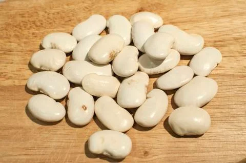 A pile of dry beans Stock Photos