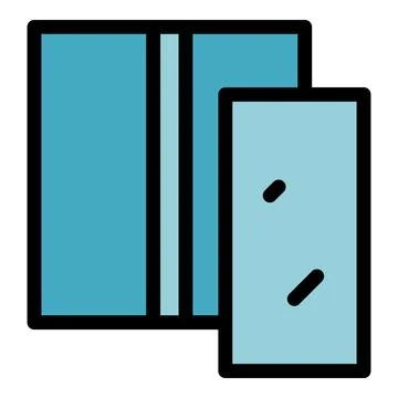 Pile drywall icon vector flat Stock Illustration