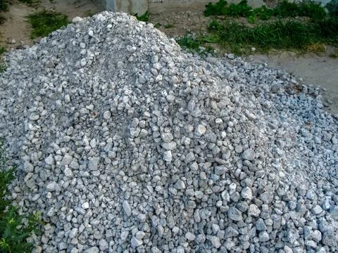 Pile of dump slag Stock Photos