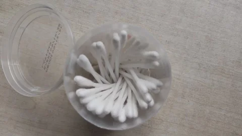 Pile of earbuds Stock Footage 244802764