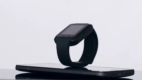 A pile of electronic devices moving around Stock Footage 70196772