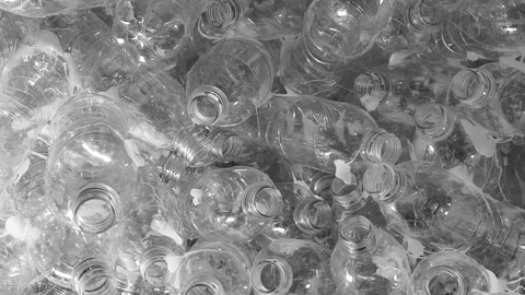 Pile of Empty Plastic Water Bottles Stock Footage 286805679