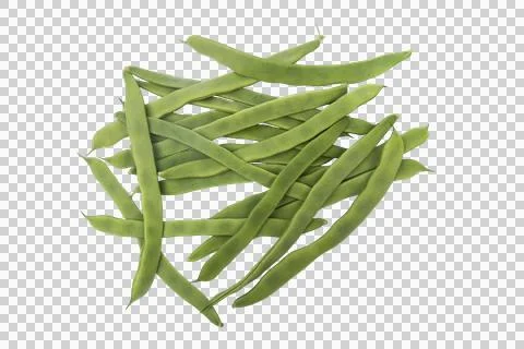 A pile of flat green beans Fotos de archivo