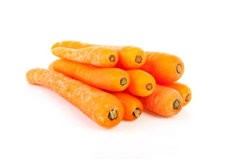 Pile of fresh carrots Foto stock