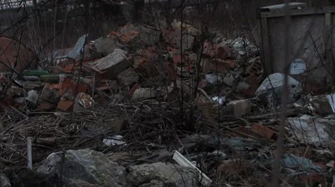 Pile of garbage Stock Footage 35965206