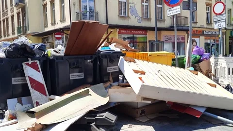 Pile of garbage Stock Footage 274498066
