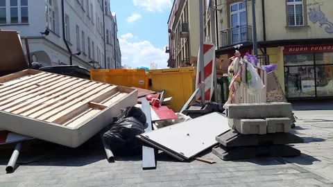 Pile of garbage Stock Footage 278002359