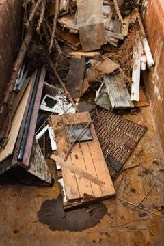 Pile of garbage. Foto stock