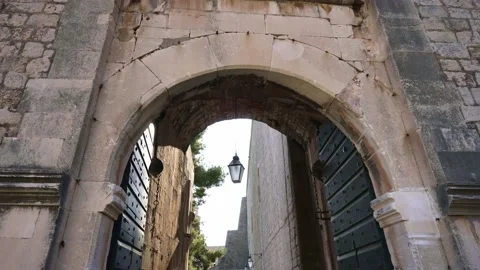 Pile Gate Dubrovnik Stock Footage ~ Royalty Free Stock Videos | Pond5