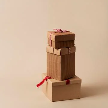 Pile of gift boxes 写真素材