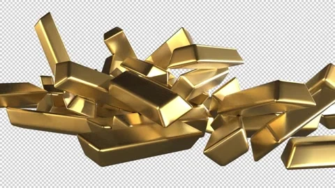 A pile of gold bars. 스톡 동영상 328028671