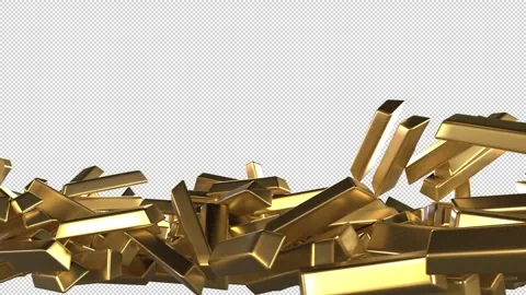 A pile of gold bars. 스톡 동영상 328222276