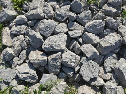 Pile of Gray Rocks Stock Photos