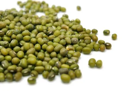 A pile of green beans Stock Photos