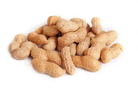 Pile of groundnuts Stock Photos