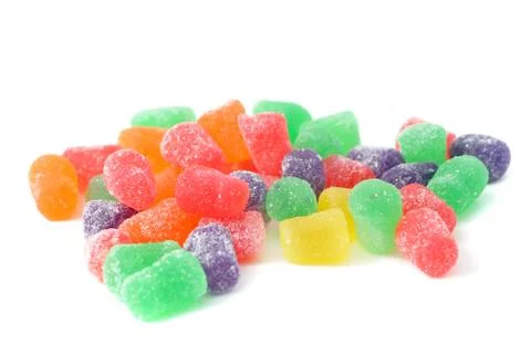 Pile of gumdrops Stock Photos