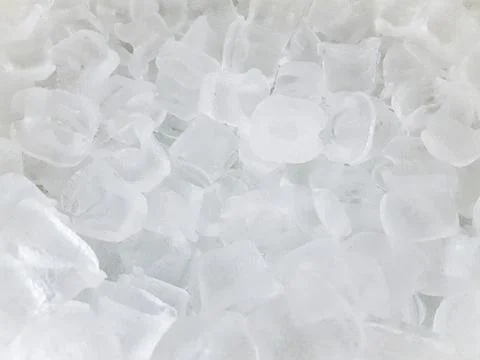 A pile of ice cubes 스톡 사진
