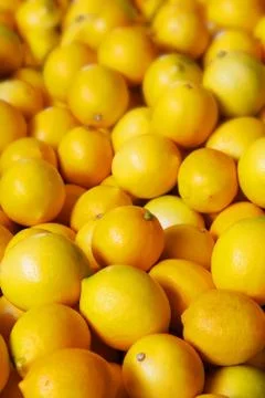 Pile of lemons Stock Photos