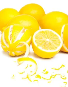 Pile of lemons Stock Photos