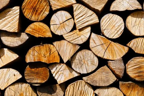 Pile of logs Stock-Fotos