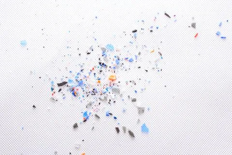 A pile of microplastics Stock Photos