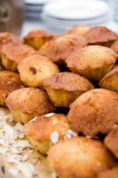 A Pile of muffins Stock Photos