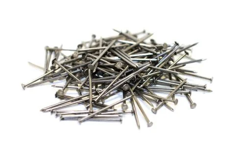 Pile of nails Stock Photos