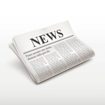 Pile of newspaper Stock Illustration