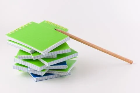 The pile of  notepads Stock Photos